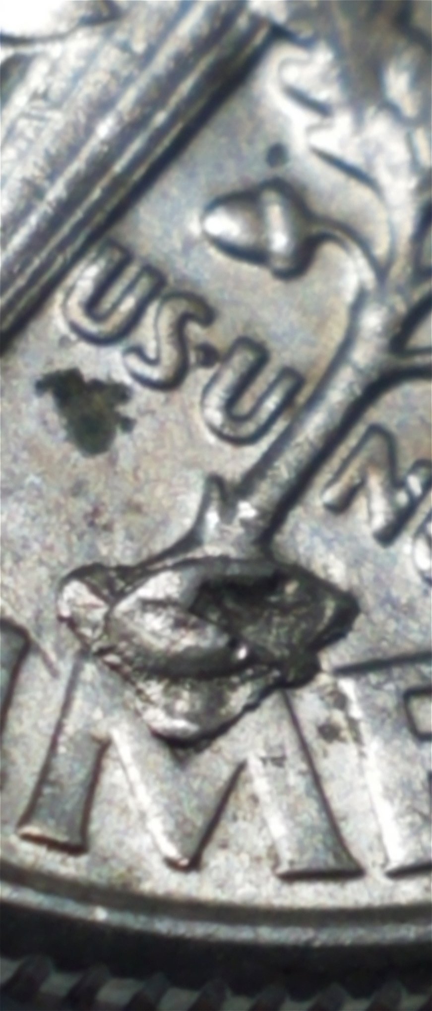2007-P-Roosevelt-Dime-Internal-Die-Break-On-Reverse-At-Letter-
